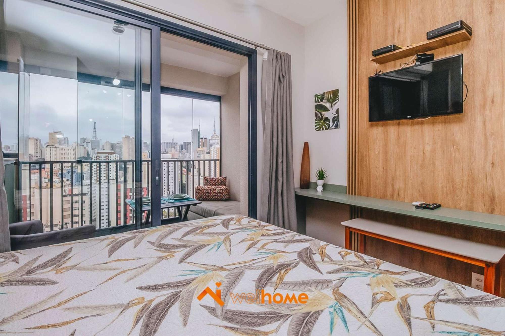 Apartamento Charmoso Com Piscina Frei Caneca C Lazer São Paulo